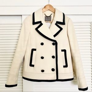 🍁J.Crew🍁Tipped Peacoat